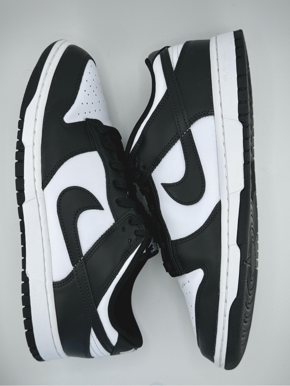 Nike Men’s Dunk Low Retro Panda Black & White Low-Top Sneakers